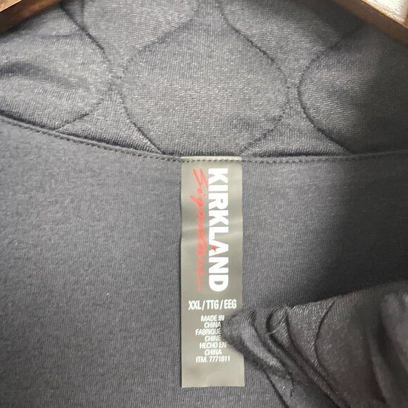 NEW Kirkland Signature Women's XXL Quilted Vest Black 2-Way Stretch Full Zip - Picture 7 of 11